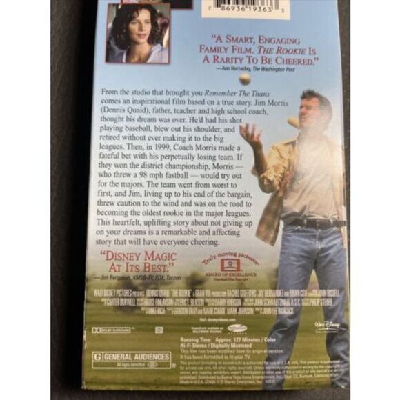 The Rookie (VHS, 2002) - Picture 4 of 7